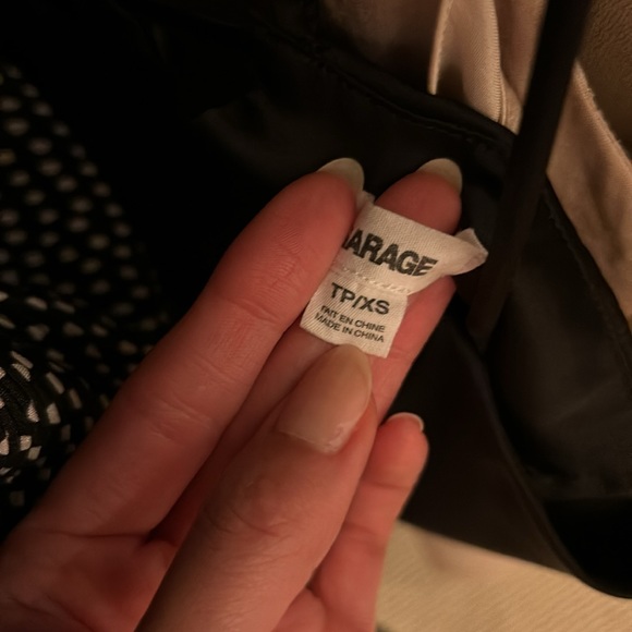 Garage black satin camisole - Picture 3 of 3